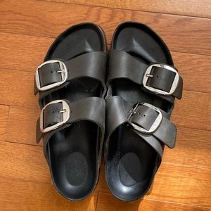 Birkenstock Arizona Oiled Leather Big Buckle Sandals